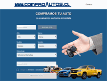 Tablet Screenshot of comproautos.cl